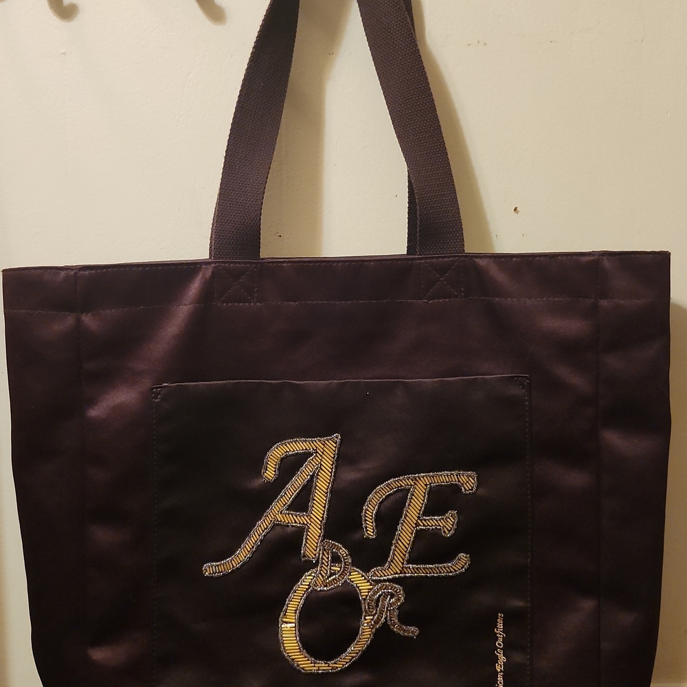 Vintage American Eagle Outfitters Chocolate Brown Tote